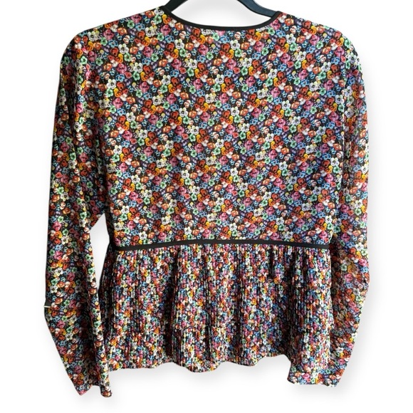 The Kooples Blazing Field Floral Print Tiered Top - NWOT - Picture 2 of 5